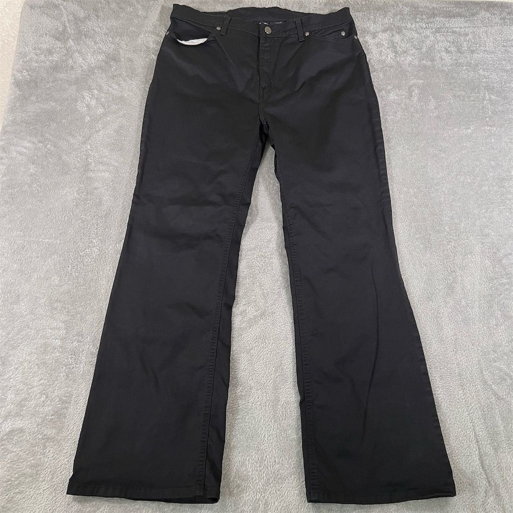 Harley-Davidson Women's Bootcut Pants Black Size 14‎ Casual Stretch